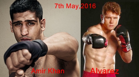 Amir Khan Vs Canelo Alvarez Fight Date 7th May 2016 On HBO