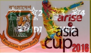 Asia Cup 2016 Live In India On Star Sports 1, 3, HD1, HD3