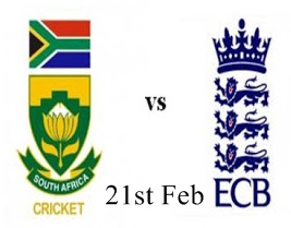 England Vs South Africa Live 2nd TG20 21th Feb 2016