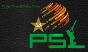 PSL 8 Points Table 2023 Pakistan Super League