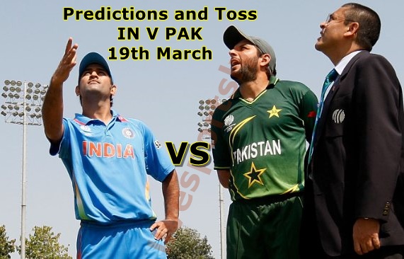 Pakistan Vs India Match Prediction T20 World Cup 2016 Toss