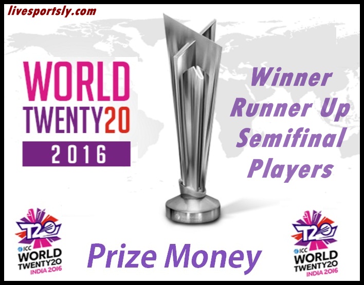 T20 World Cup 2016 Winner Prize Money, Runner Up, Players
