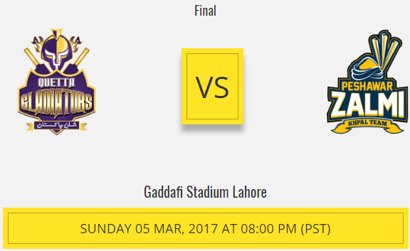 PSL Lahore Final Live 2017 Pakistan Super League