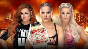 ronda rousey vs charlotte flair vs becky lynch wrestlemania 35 date time in India result