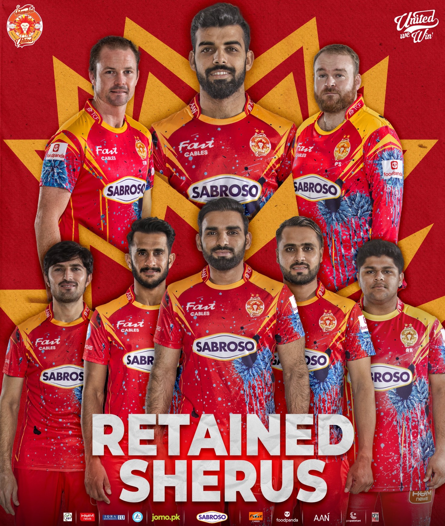 Islamabad United Retained Players