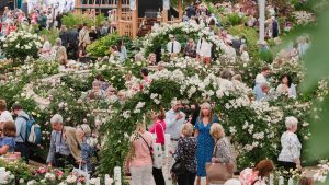 What makes the Chelsea Flower Show a perfect event for garden designers?